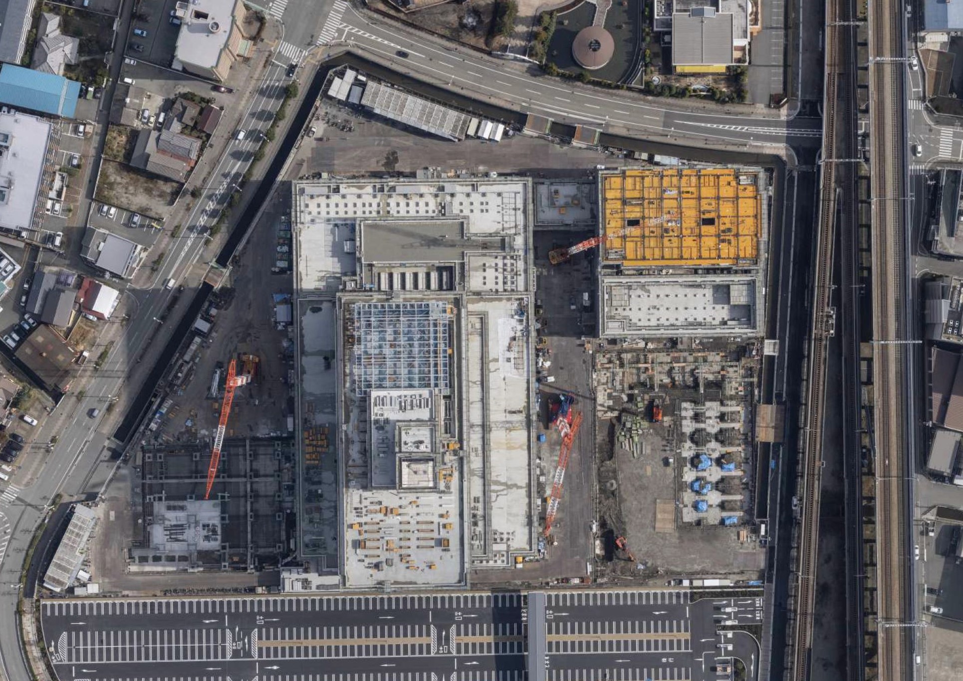 新病院建築現場進捗状況