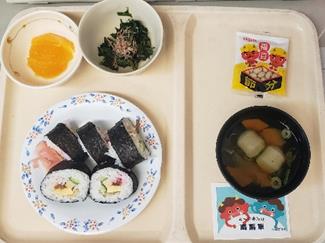 節分の日のお昼ごはん