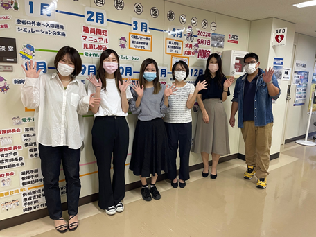 他の県立病院で長期研修中！