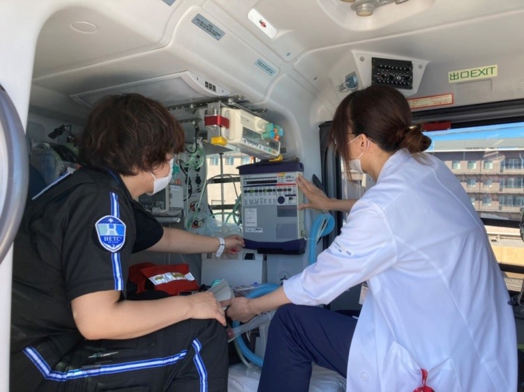 ドクターヘリとMEの役割